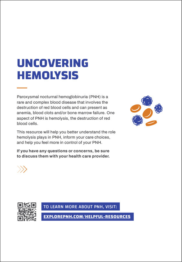 PNH patient disease awareness uncovering hemolysis resource
